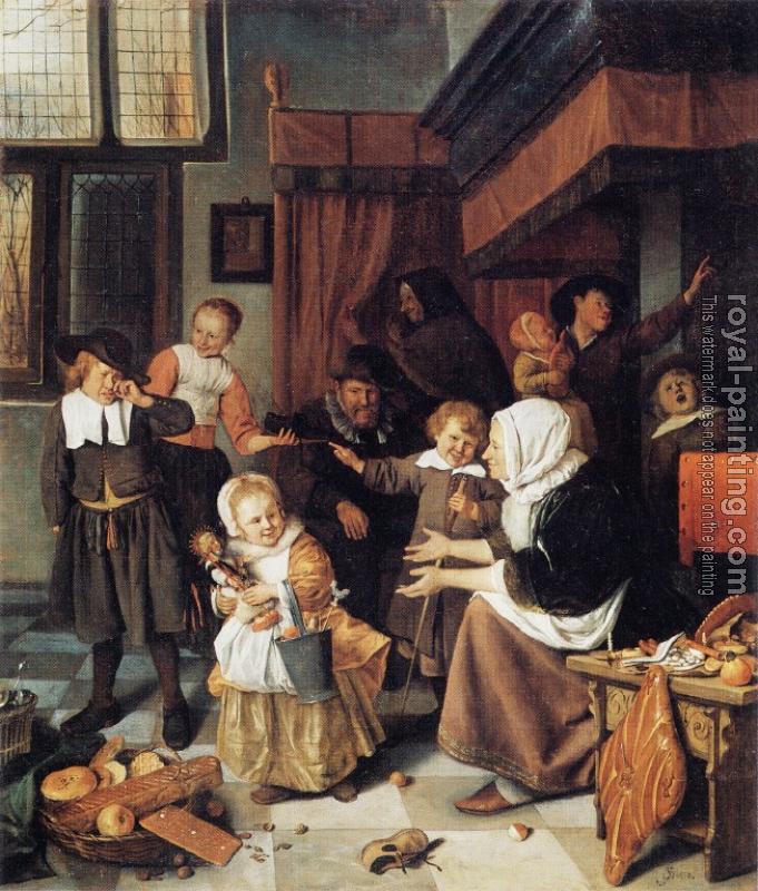 Jan Steen : The Feast of St Nicholas
